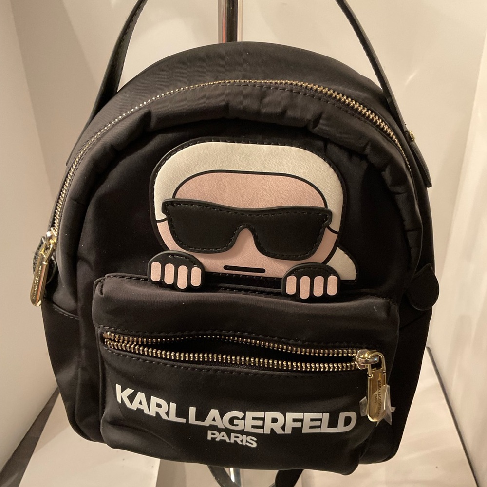 Karl Lagerfeld Karl logo backpack